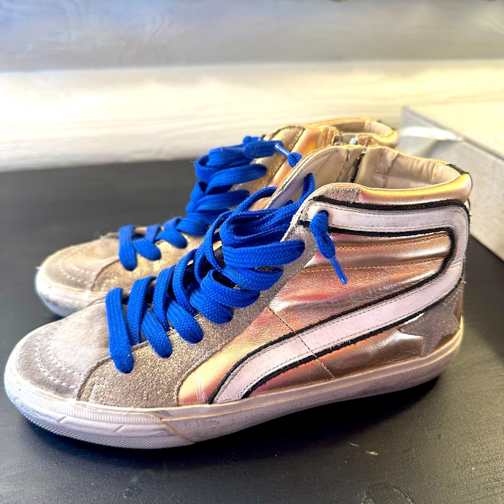 Rose gold Golden Goose high tops- Super Star